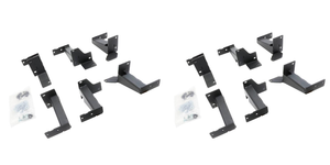 2x Heavy Duty Steel Brackets | Go Rhino Dominator Xtreme Side Steps | Frame Mounted | Easy Installation