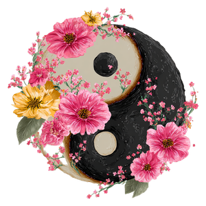 Yin-Yang Donut Vinyl Car Decal Sticker – Waterproof & UV-Resistant 3.4133333333333336"