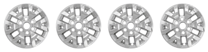 4x Fits 2016-2022 Toyota Tacoma Coast To Coast Wheel Skin IWCIMP445X IMPOSTOR; 16 Inch; 6 Split Spokes; Snap-On; Plated; Chrome; ABS Plastic; Set Of 4