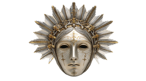 Luminous Christ Mask Vinyl Car Decal Sticker – Waterproof & UV-Resistant 5.4