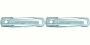 2x Upgrade Your Ride with Chrome Plated Exterior Door Handle Covers | For 4 Doors, Levers Only