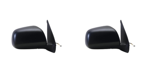 2x Power Adjustable Electric Foldaway Mirror | Fit 2005-2011 Toyota Tacoma | OEM Style, Matte Black Finish