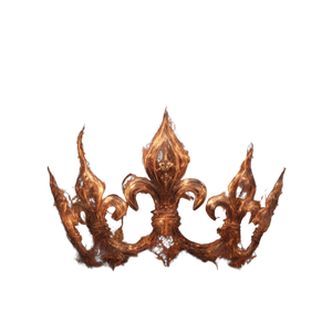 Fiery Gothic Crown Vinyl Car Decal Sticker – Waterproof & UV-Resistant 6.826666666666667"