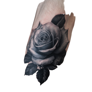 Realistic Rose Tattoo V3 Vinyl Car Decal Sticker – Waterproof & UV-Resistant 3.4133333333333336"