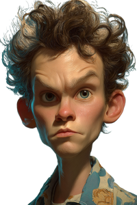 Caricature Baby Yelchin Vinyl Car Decal Sticker – Waterproof & UV-Resistant 4.4