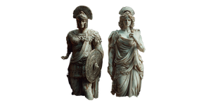 Mythological Marble Statues Vinyl Car Decal Sticker – Waterproof & UV-Resistant 5.12"