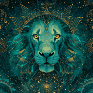 Celestial Leo Head Vinyl Car Decal Sticker – Waterproof & UV-Resistant 6.826666666666667"