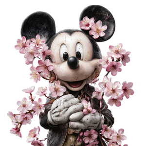 Mickey Mouse Posing Vinyl Car Decal Sticker – Waterproof & UV-Resistant 6.826666666666667"