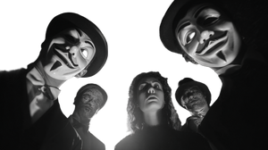 Eerie Grinning Group Vinyl Car Decal Sticker – Waterproof & UV-Resistant 2.72"