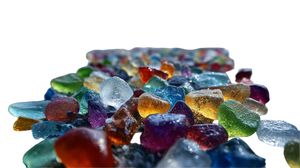 Seaglass Fragment Vinyl Car Decal Sticker – Waterproof & UV-Resistant 5.4