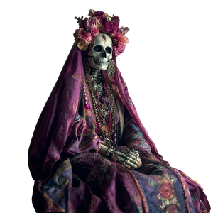 Santa Muerte Portrait V4 Vinyl Car Decal Sticker – Waterproof & UV-Resistant 6.826666666666667" Santa Muerte Portrait V4 Vinyl Car Decal Sticker – Waterproof & UV-Resistant 6.826666666666667"
