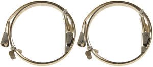 2x Heavy-Duty Stainless Steel Axle Shaft CV Joint Boot Clamp | Set of 2