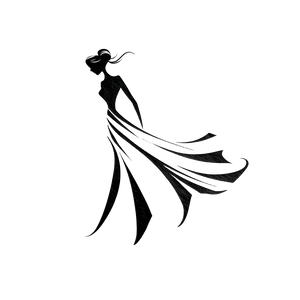Stylized Bride Logo Vinyl Car Decal Sticker – Waterproof & UV-Resistant 6.826666666666667"