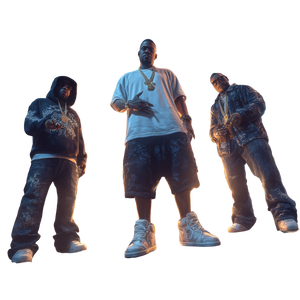 Urban Rappers Scene Vinyl Car Decal Sticker – Waterproof & UV-Resistant 3.4133333333333336"