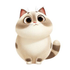 Cute Cartoon Cat V69 Vinyl Car Decal Sticker – Waterproof & UV-Resistant 3.4133333333333336"