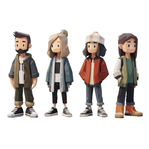 Modular Game Character Vinyl Car Decal Sticker – Waterproof & UV-Resistant 6.826666666666667"