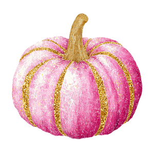 Glitter Pumpkin Clipart Vinyl Car Decal Sticker – Waterproof & UV-Resistant 3.4133333333333336"