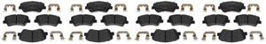 4x Upgrade to Raybestos Brake Pads | Fits Kia & Hyundai 2011-2017 | Ceramic & R-Line | Quiet & Smooth | OE Replacement 4x Upgrade to Raybestos Brake Pads | Fits Kia & Hyundai 2011-2017 | Ceramic & R-Line | Quiet & Smooth | OE Replacement