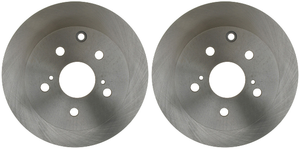2x Raybestos R-Line Brake Rotor | Fits 2006-2018 Toyota RAV4 Lexus HS250h | Developed from OE Samples, G3000 Qualified Material, Noise-Free, Industry Leading Coverage