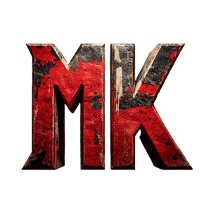 Mortal Kombat Letters Vinyl Car Decal Sticker – Waterproof & UV-Resistant 3.4133333333333336"