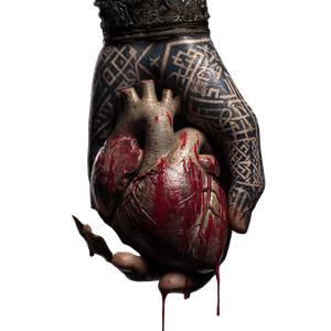 Tattooed Heart Hand Vinyl Car Decal Sticker – Waterproof & UV-Resistant 6.826666666666667"