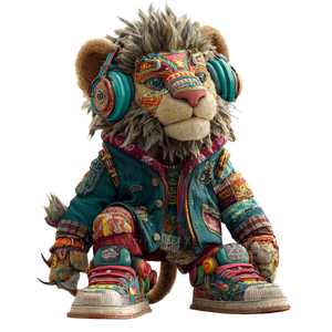 Urban Lion Fashion Vinyl Car Decal Sticker – Waterproof & UV-Resistant 3.4133333333333336"