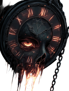 Melting Neon Clock Vinyl Car Decal Sticker – Waterproof & UV-Resistant 8.213333333333333"