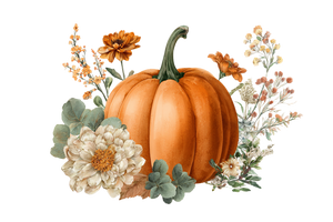 Pumpkin Autumn Illustration Vinyl Car Decal Sticker – Waterproof & UV-Resistant 2.986666666666667"
