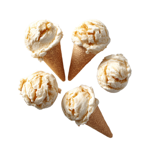 Vanilla Caramel Scoops Vinyl Car Decal Sticker – Waterproof & UV-Resistant 6.826666666666667"
