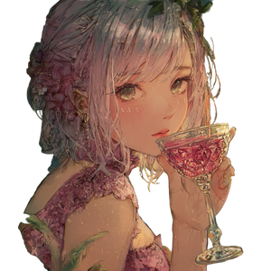 Fairy Girls Drinking Vinyl Car Decal Sticker – Waterproof & UV-Resistant 6.826666666666667"