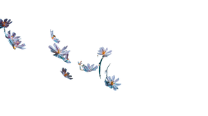 Glowing Meadow Blossoms Vinyl Car Decal Sticker – Waterproof & UV-Resistant 2.72"
