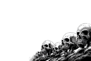 Skeletons In Sand Vinyl Car Decal Sticker – Waterproof & UV-Resistant 5.97333333333333