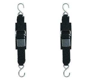 2x BoatBuckle Tie Down Strap | 333lb Load Capacity | 1000lb Break Strength | 2ft x 2in | Ratchet Adjustment | Weather Resistant | Stainless Steel Hook | Easy to Use