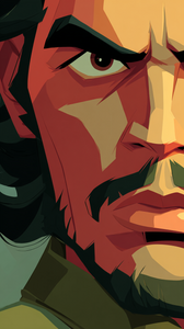 Stylized Che Guevara Vinyl Car Decal Sticker – Waterproof & UV-Resistant 4.8533333333333335"