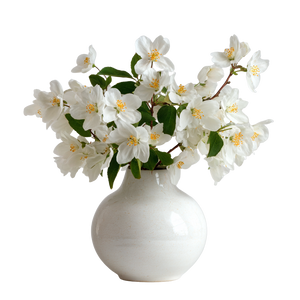 White Flower Bouquet V4 Vinyl Car Decal Sticker – Waterproof & UV-Resistant 6.826666666666667"