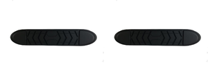 2x TrailFX Nerf Bar Pad | Large Replacement Step Pad, Black, Fits 5 Inch Oval Bars, Easy Install 2x TrailFX Nerf Bar Pad | Large Replacement Step Pad, Black, Fits 5 Inch Oval Bars, Easy Install