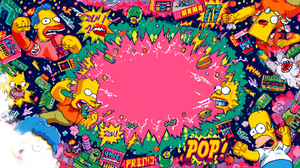 Simpsons Arcade Fight Vinyl Car Decal Sticker – Waterproof & UV-Resistant 5.4