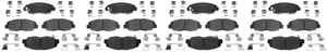 4x Raybestos Ceramic Brake Pads | 1996-2014 Honda: Accord,Civic,Insight | R-Line, OE Replacement