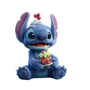Stitch Birthday Presentation Vinyl Car Decal Sticker – Waterproof & UV-Resistant 3.4133333333333336"