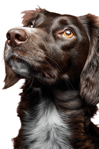 Joyful Dog Profile Vinyl Car Decal Sticker – Waterproof & UV-Resistant 8.96"