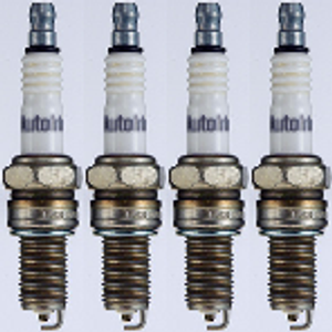 4x Autolite Copper Spark Plug | 100% Leak Proof | Improved Performance | RF Interference Reduction