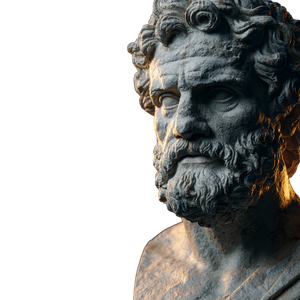 Marble Philosopher Bust Vinyl Car Decal Sticker – Waterproof & UV-Resistant 6.826666666666667"
