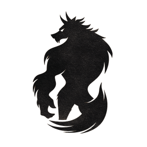 Handsome Werewolf Silhouette Vinyl Car Decal Sticker – Waterproof & UV-Resistant 6.826666666666667"