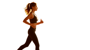 Woman Running Treadmill V2 Vinyl Car Decal Sticker – Waterproof & UV-Resistant 5.4