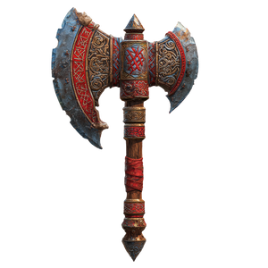 Dwarven Greataxe Vinyl Car Decal Sticker – Waterproof & UV-Resistant 3.4133333333333336"