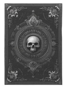 Necromancer'S Spellbook Cover Vinyl Car Decal Sticker – Waterproof & UV-Resistant 4.1066666666666665"