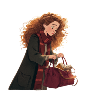Hermione'S Bag Contents Vinyl Car Decal Sticker – Waterproof & UV-Resistant 3.4133333333333336"