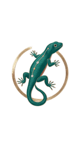 Lizard Jewelry Logo Vinyl Car Decal Sticker – Waterproof & UV-Resistant 9.706666666666667"