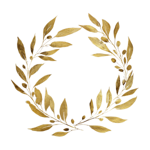 Olive Branch Wreath Vinyl Car Decal Sticker – Waterproof & UV-Resistant 3.4133333333333336"