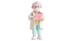 Cheerful Doctor Character Vinyl Car Decal Sticker – Waterproof & UV-Resistant 5.4